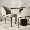 Buy Dining Chair - Upholstered in Fabric - Ruma Beige 60699 in the Europe